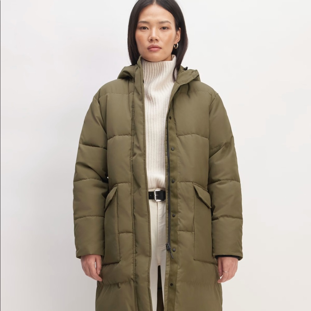 NWT Everlane ReNew Long Puffer Coat